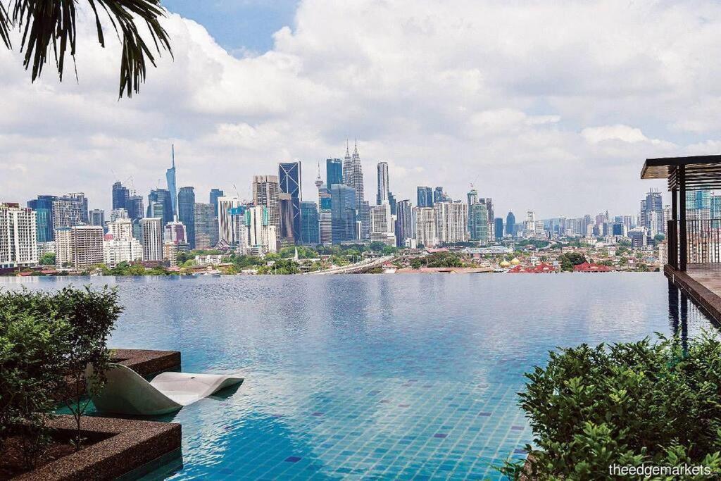 Studio Near Klcc And Lrt With Superb View Kuala Lumpur Eksteriør bilde